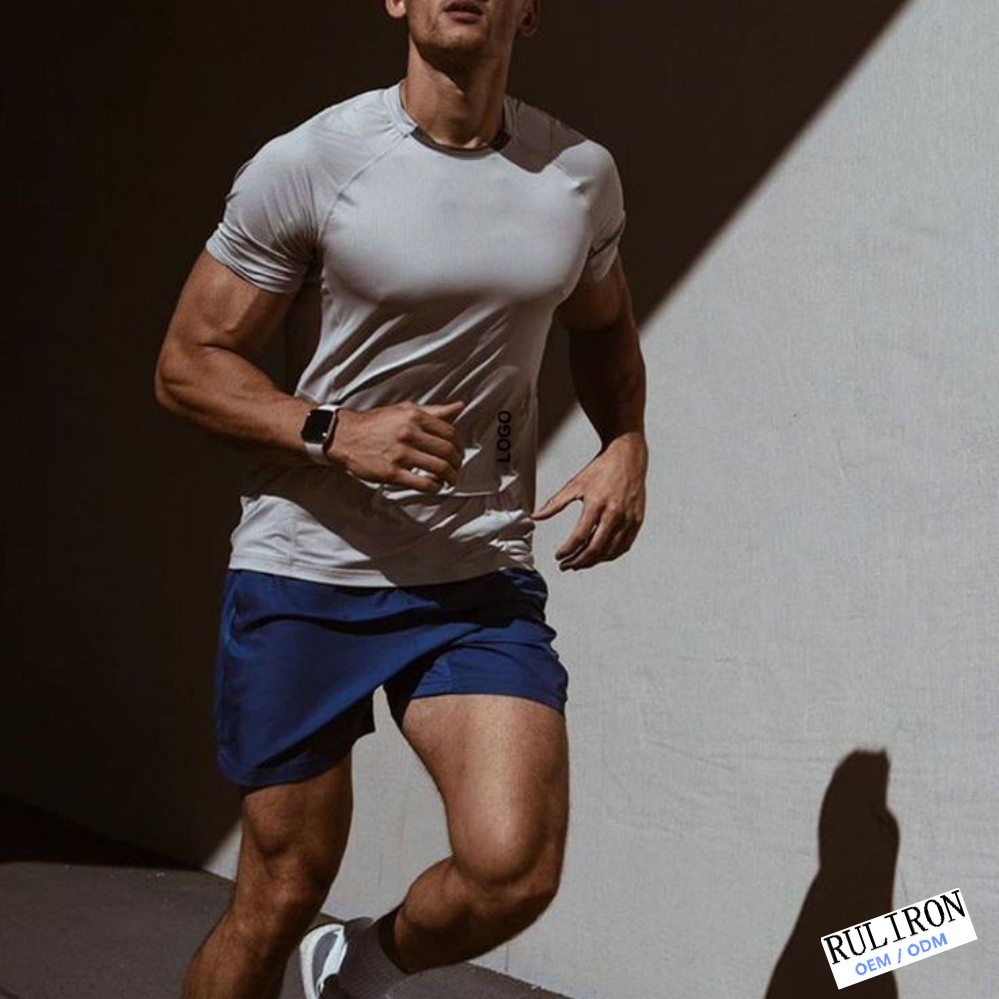 Workout Running Fitness T-Shirt Gym Fitness Sets Training Wear Tracksuit Men's Training Jogging Wear Sports Tracksuit