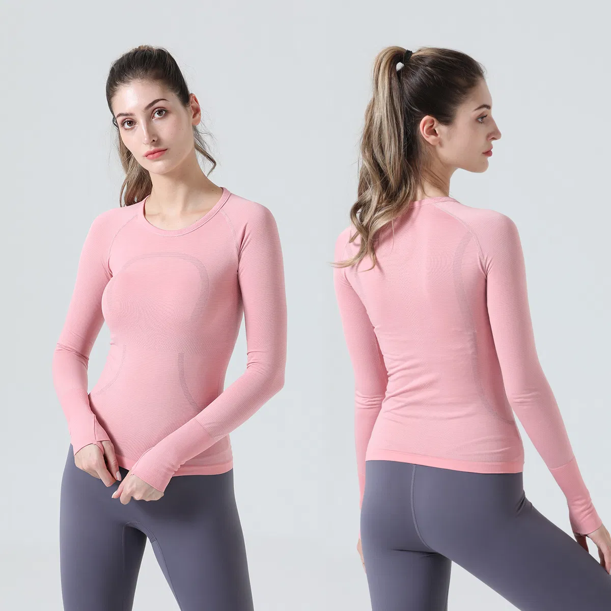 Women Gym Wear Womens Tee Compression Blouse Long Sleeve Slim Fit Soft Shirts Yoga T Shirt