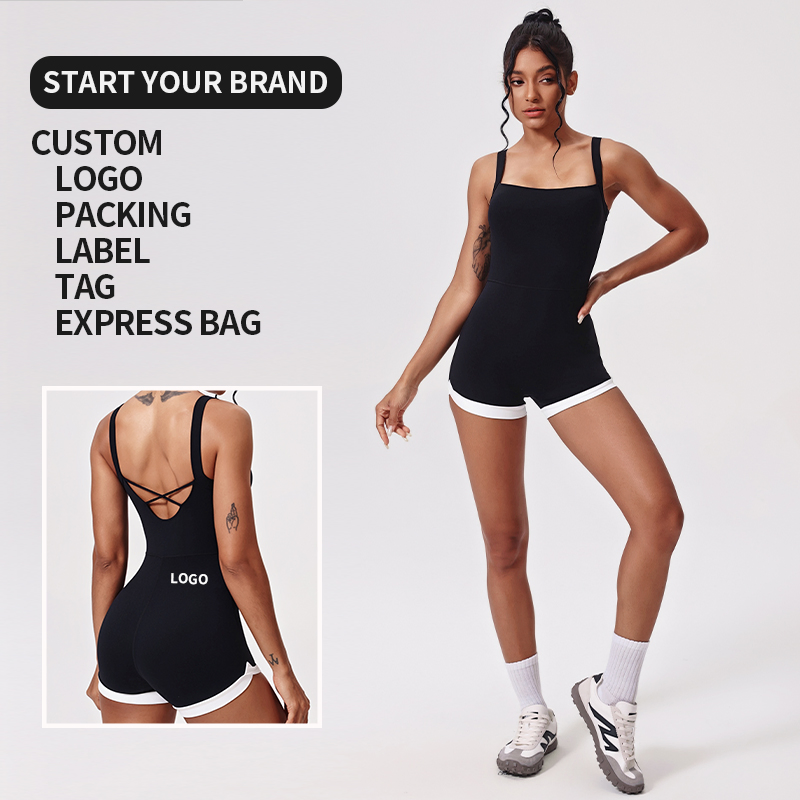 Stylish Integrated Yoga Bodysuit with High Elasticity Features&OEM