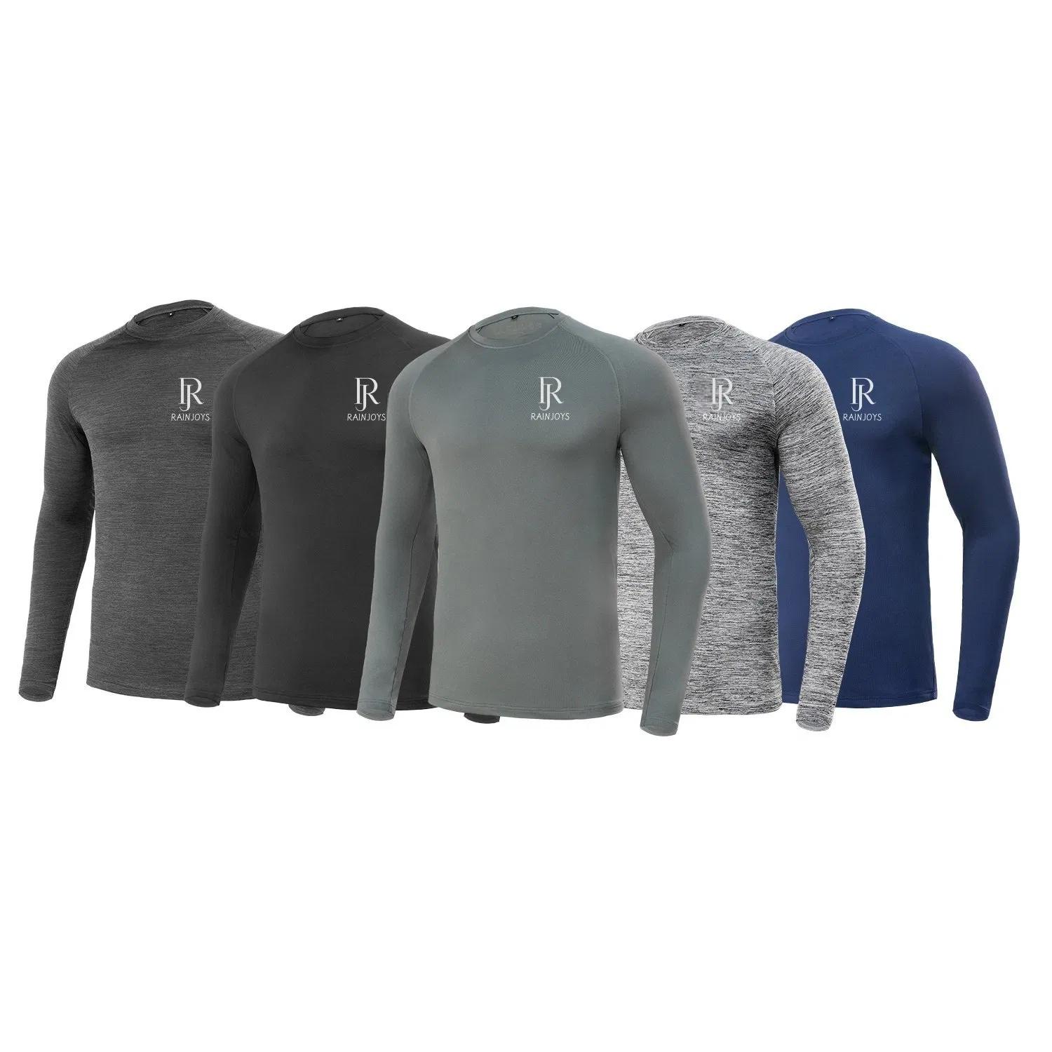 Wholesale Men Sports Gym Workout Running Jogging Shirt Rash Guard Compression Wears