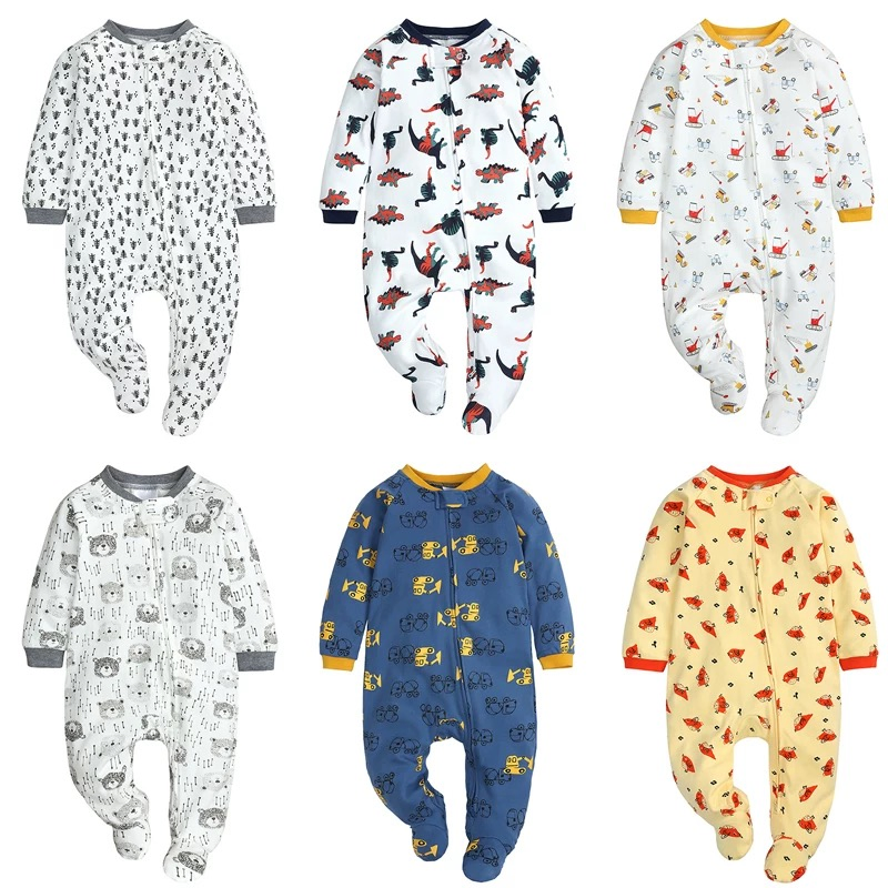 Customer Made New Design Bamboo Baby Romper Coverall Bodysuit