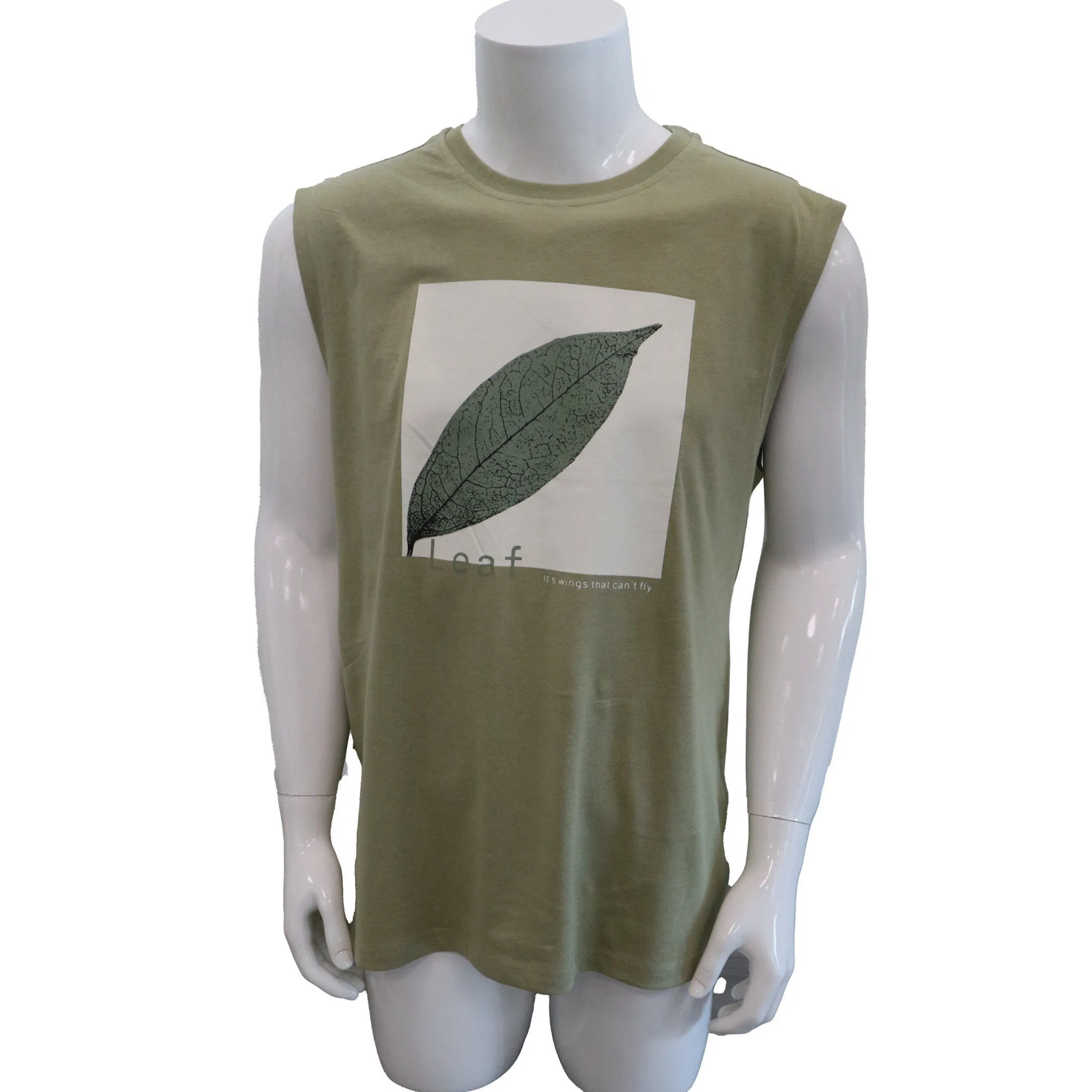 High Quality Carbonization Heat Printed Gym Tank Top