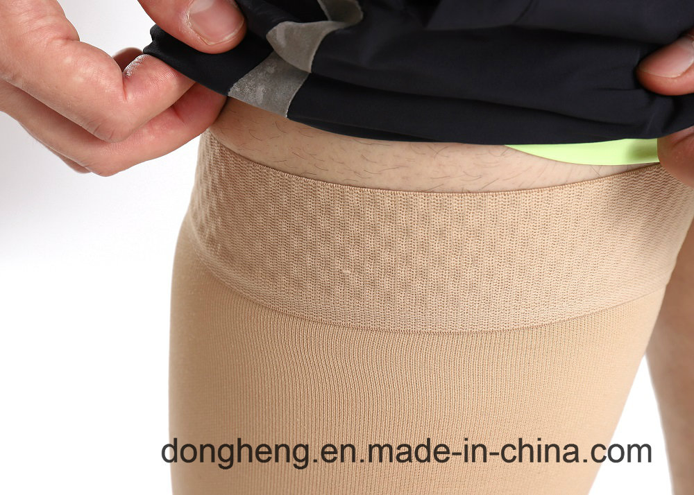 Medical Compression Open Toe Thigh-High Sleeves Sports Wear for Men&Women