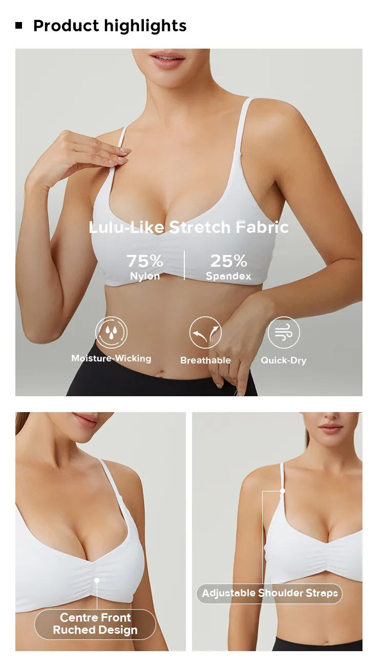 Yoga Sports Bra Detailed