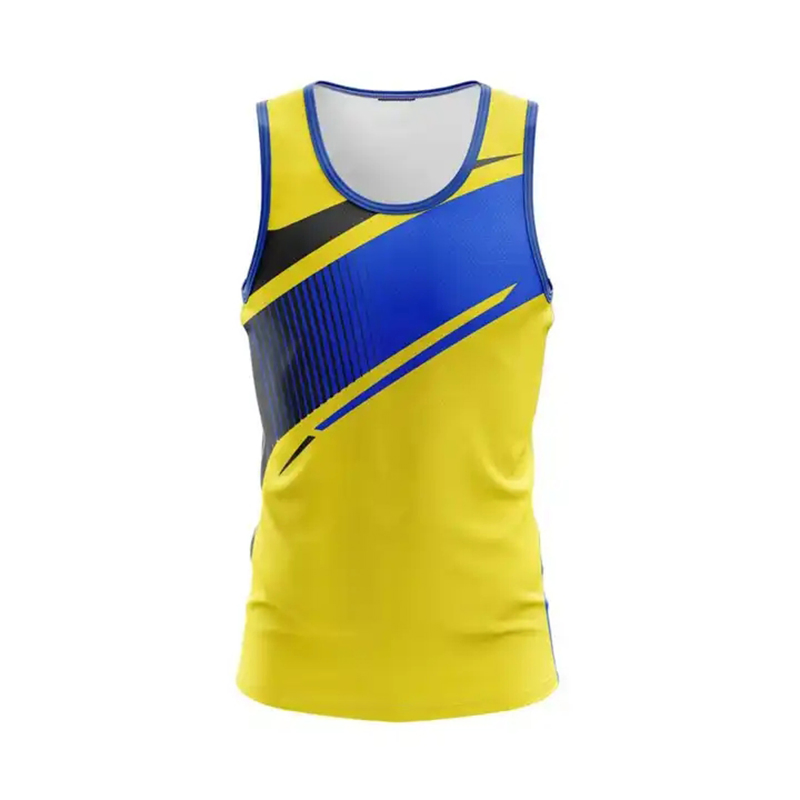 Running Gym Polyester Breathable Plus Size Unisex Tank Top