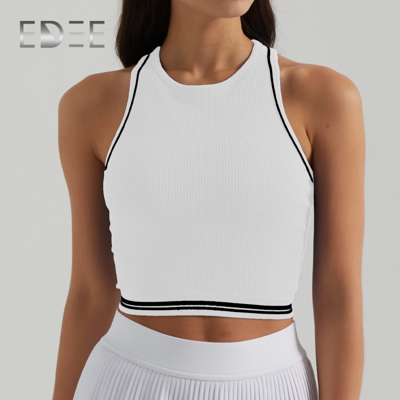 Custom Gym Wear Manufacturers Clothing Women Activewear Rib Cropped Tank Top