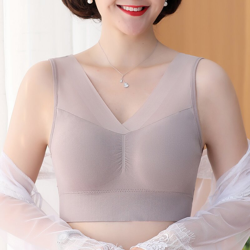 Womens Wirefree Seamless Racerback Medium Support Sports Bra with Removable Padding Bra