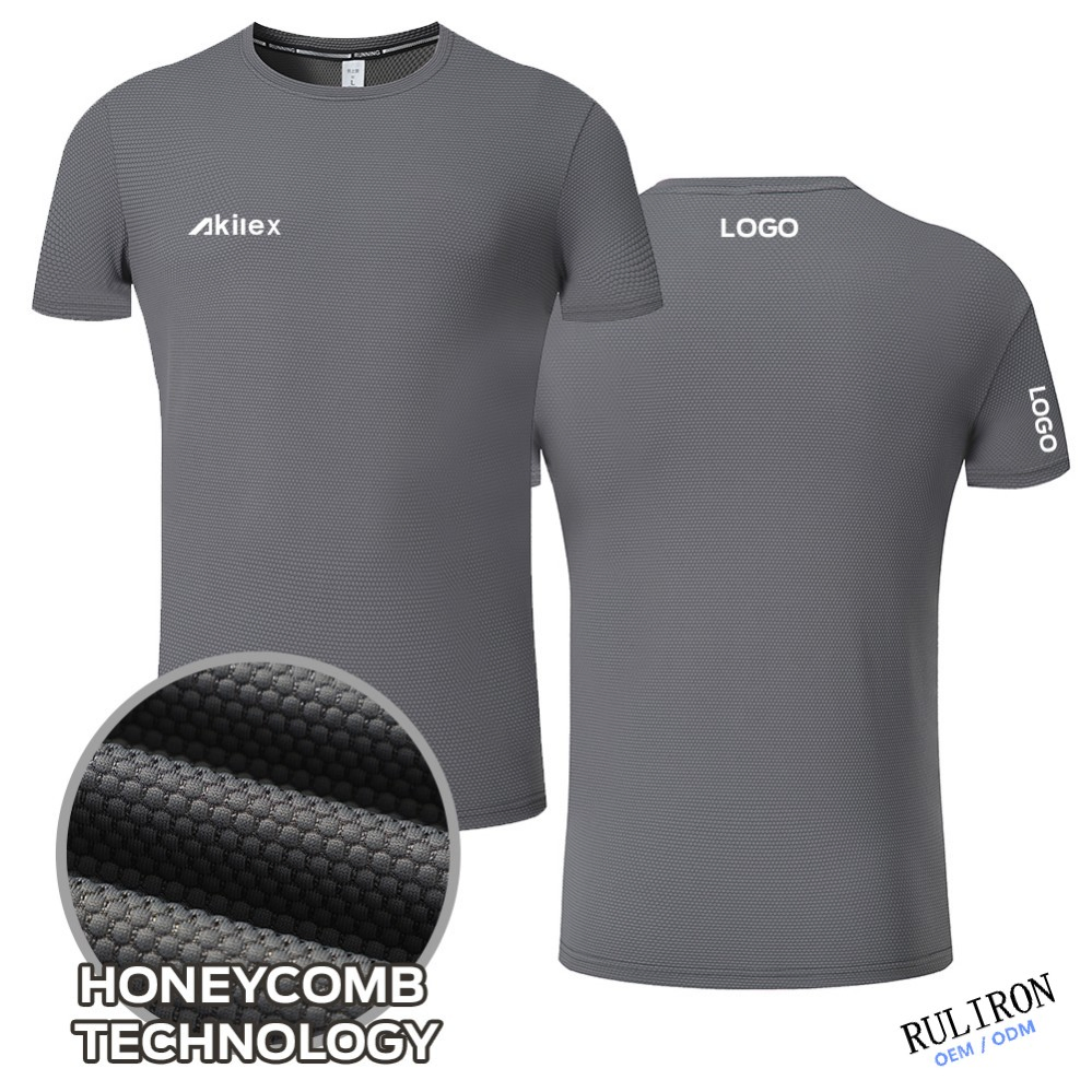 Workout Running Fitness T-Shirt Gym Fitness Sets Training Wear Tracksuit Men's Training Jogging Wear Sports Tracksuit