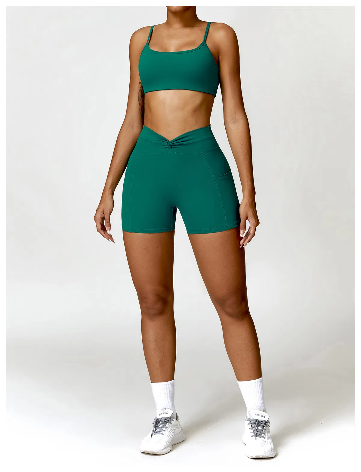 Women Clothing Gym Yoga Sportswear Crop Top Sports Bra Leggings Active Wear