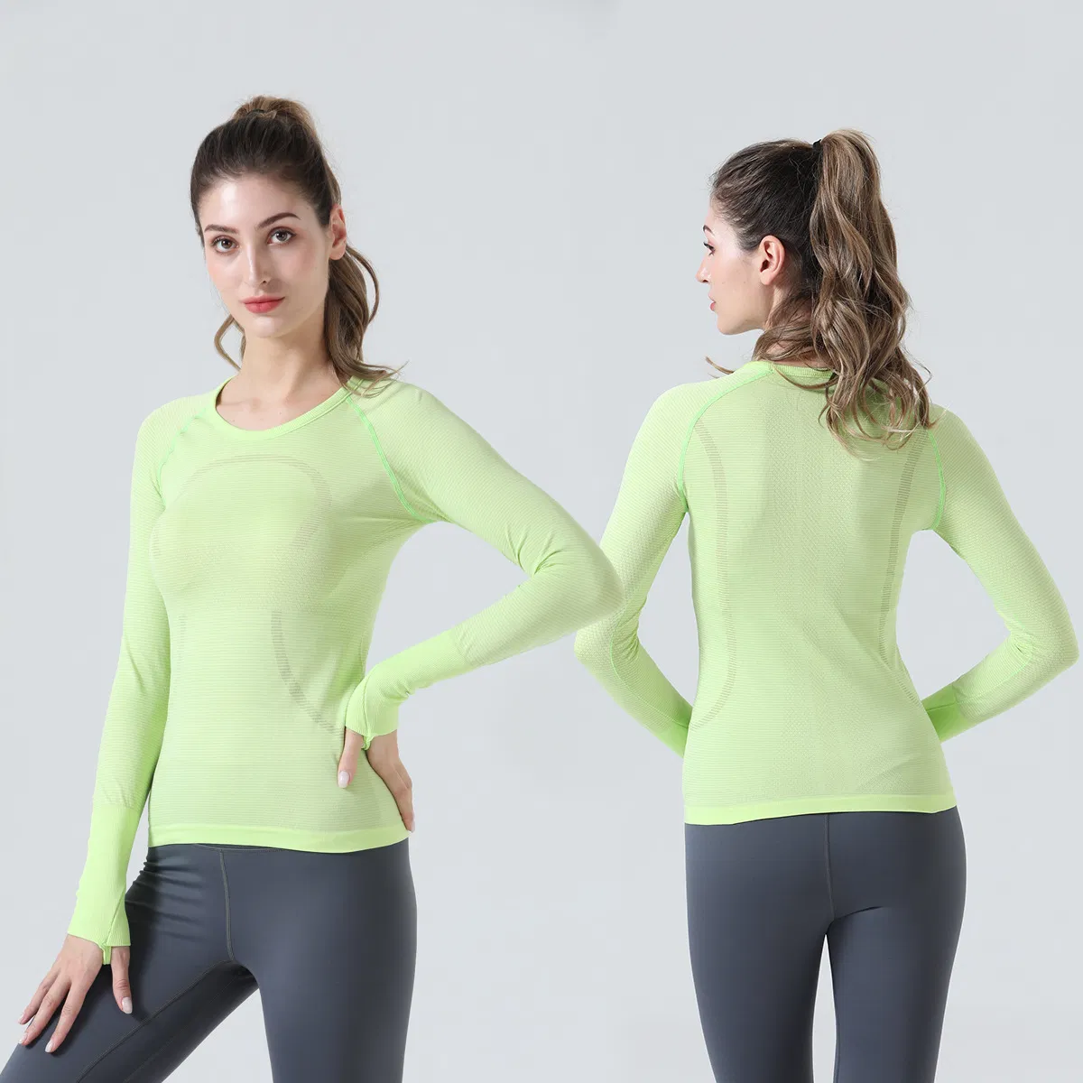 Women Gym Wear Womens Tee Compression Blouse Long Sleeve Slim Fit Soft Shirts Yoga T Shirt