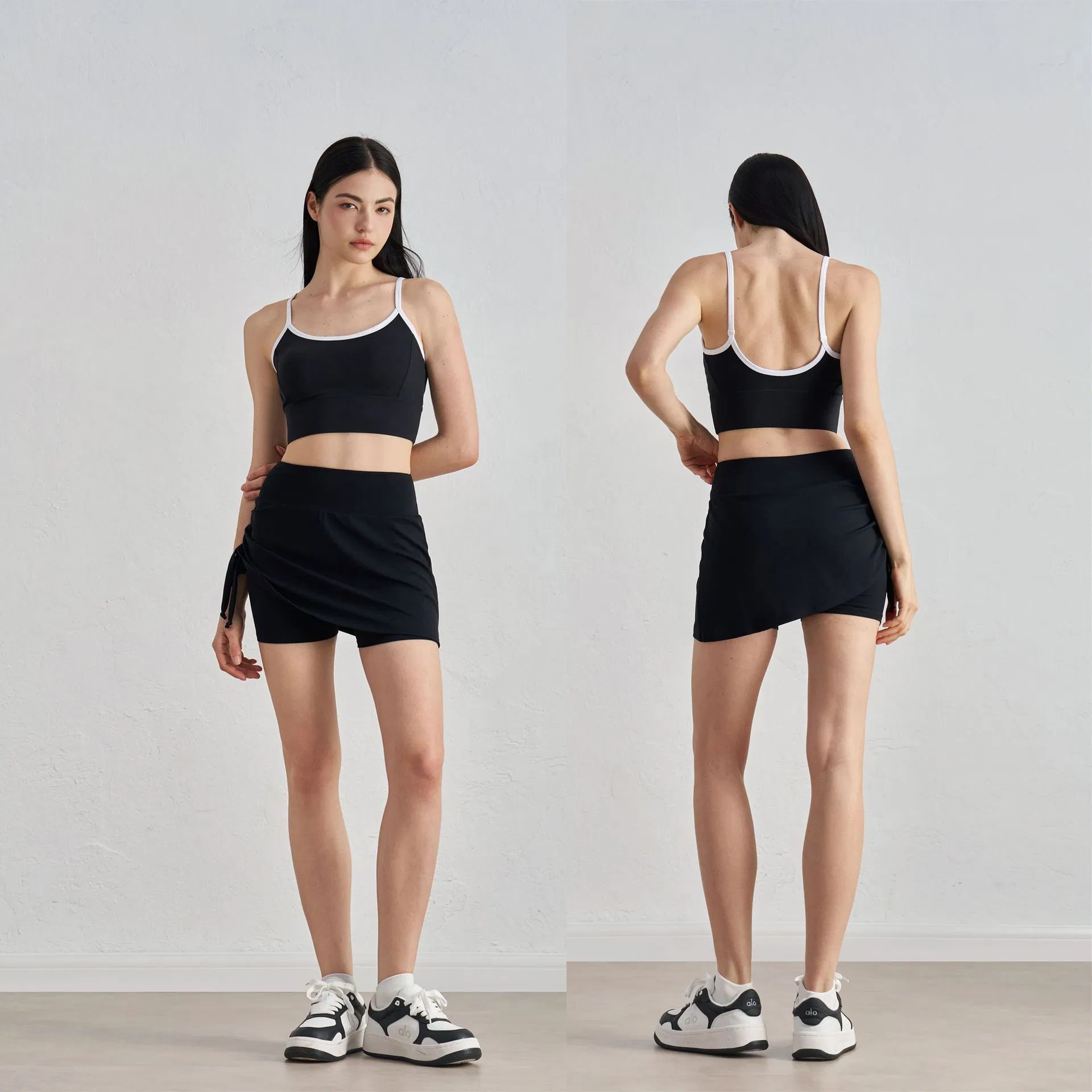 Women Gym Wear Set Fitness Clothing Sports Bra Crop Top Running Yoga Shorts Sets Active Sport Wear