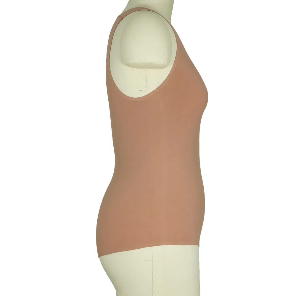 OEM Seamless Bodysuit for Ladies Bonded Stretch Body Shaper Pull-in Abdomen