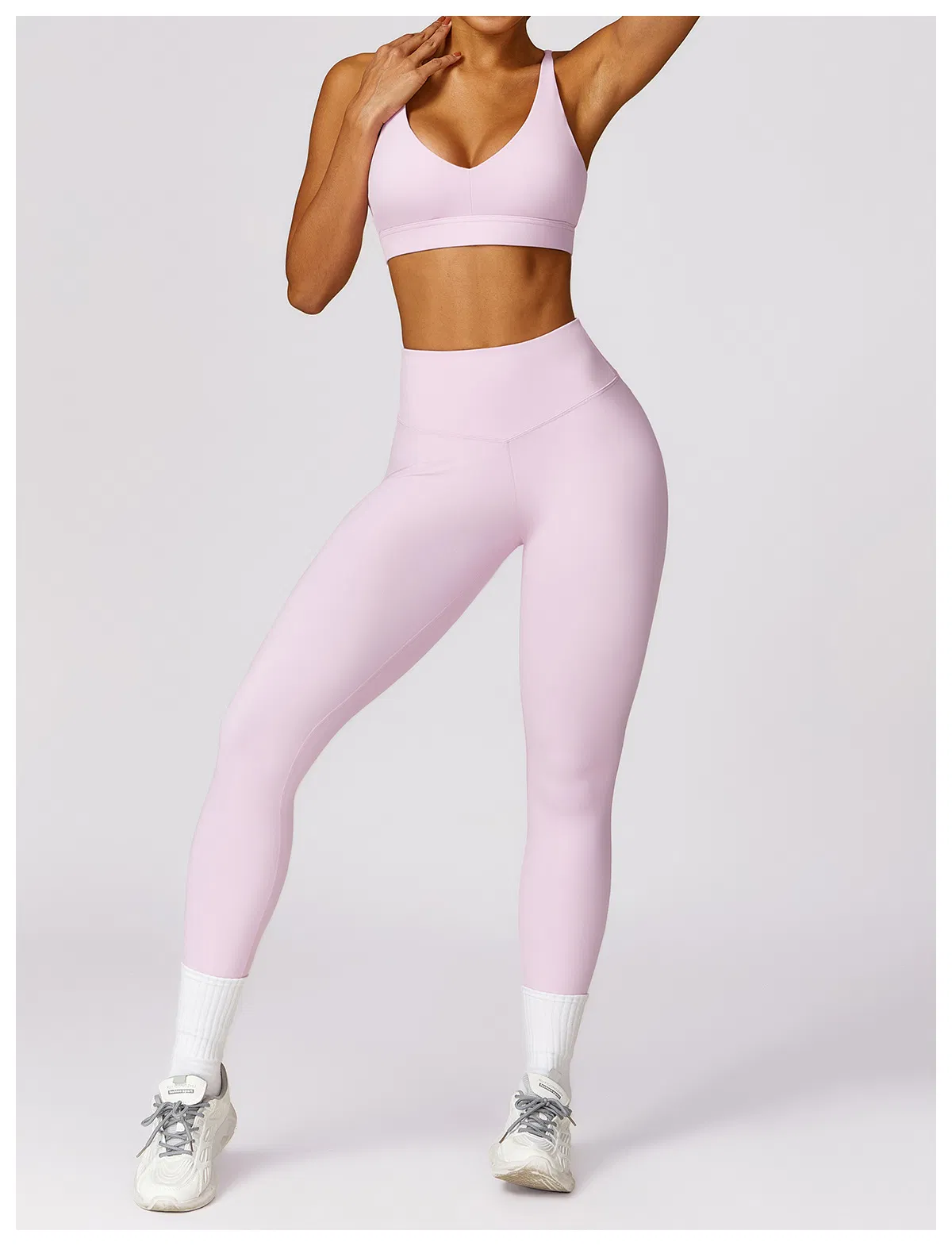 Women Zipper Quick-Dry Long-Sleeve Tight Gym Yoga Set High-Intensity Running Sports Wear