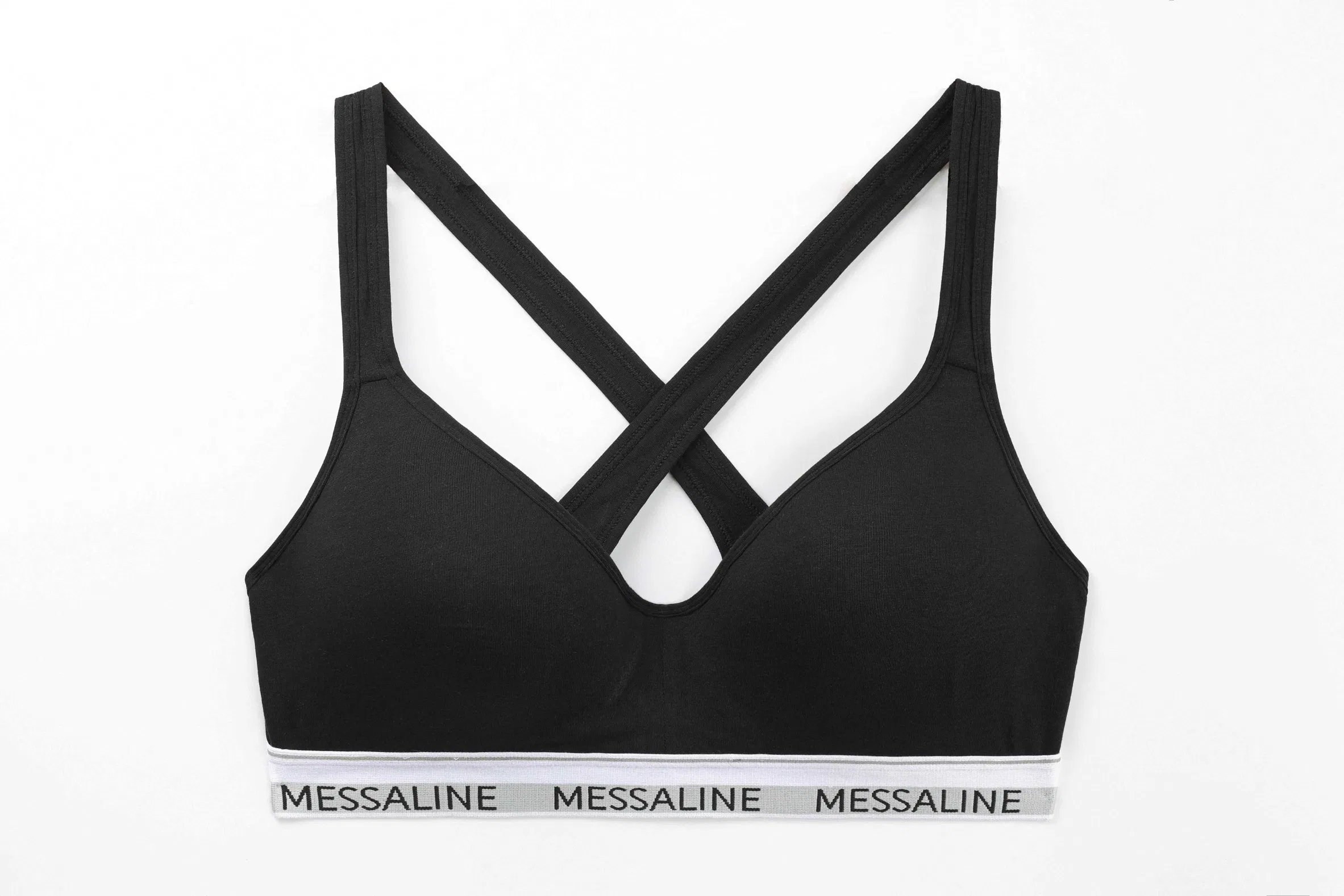 Cheap Custom Seamless Gym Yoga Wear Top Plain Sport Bra for Women