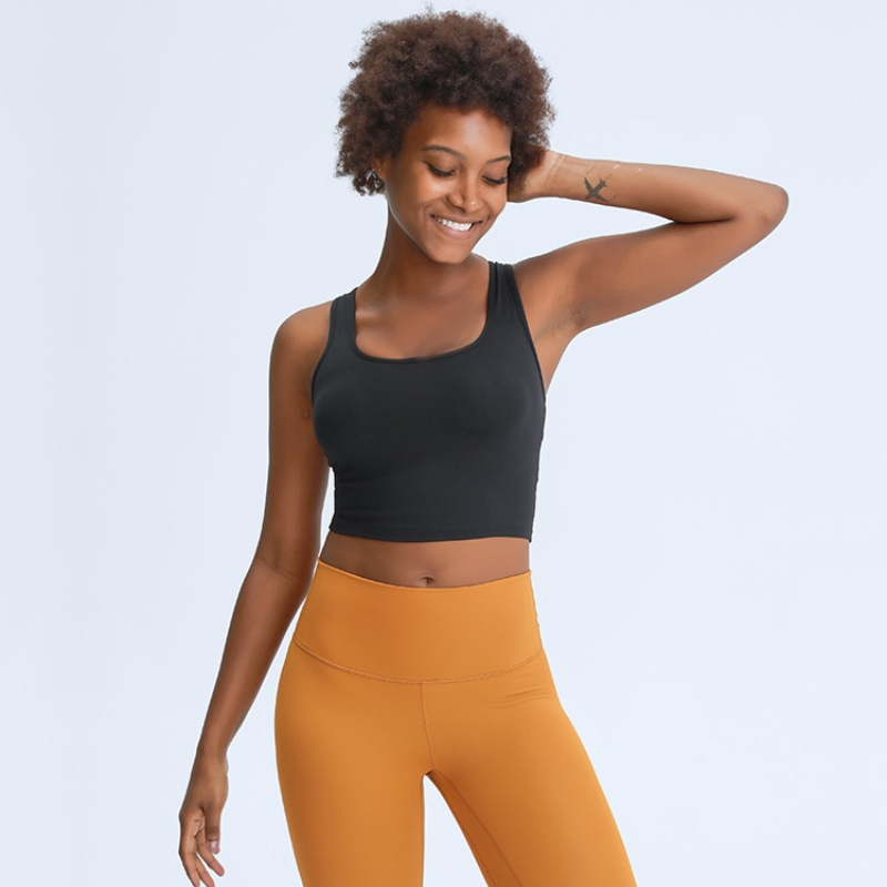 Cool Crop Tank Tops Yoga Workout Wholesale Fitness Wear Tanktop Razorback Tank Top