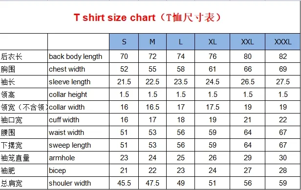 Size Chart 1