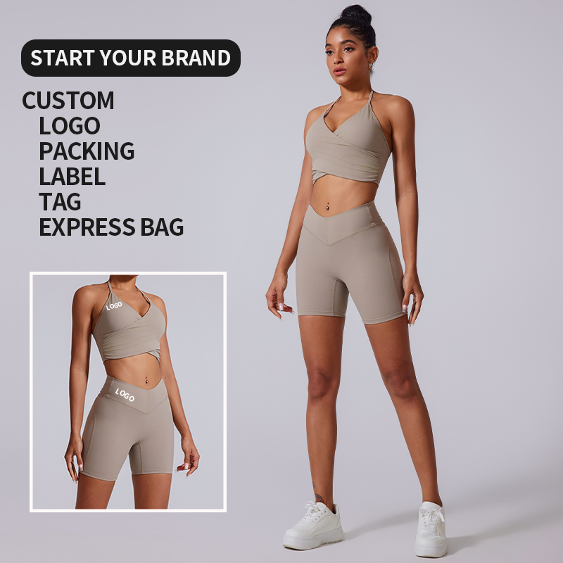 Multi-Color Cross Back Yoga 4-Piece Set, Buttery-Soft for Workouts &amp; Streetwear