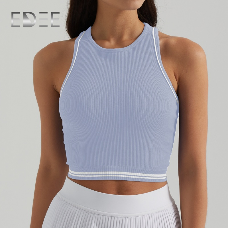Custom Gym Wear Manufacturers Clothing Women Activewear Rib Cropped Tank Top