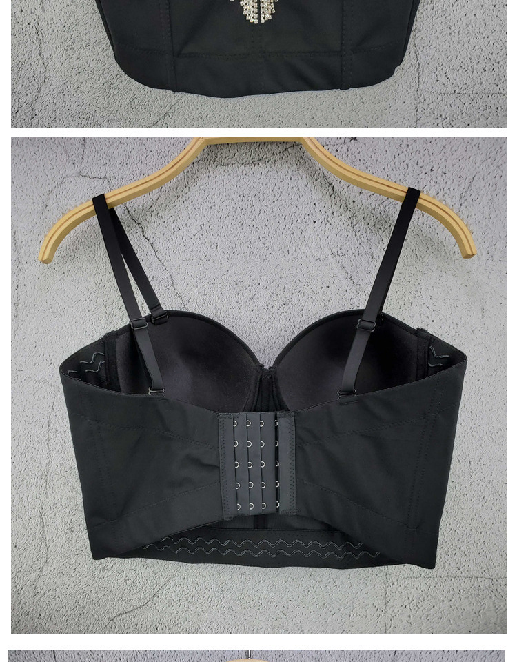 Slim Backless Camisole Design Short Summer Slimming Tank Top