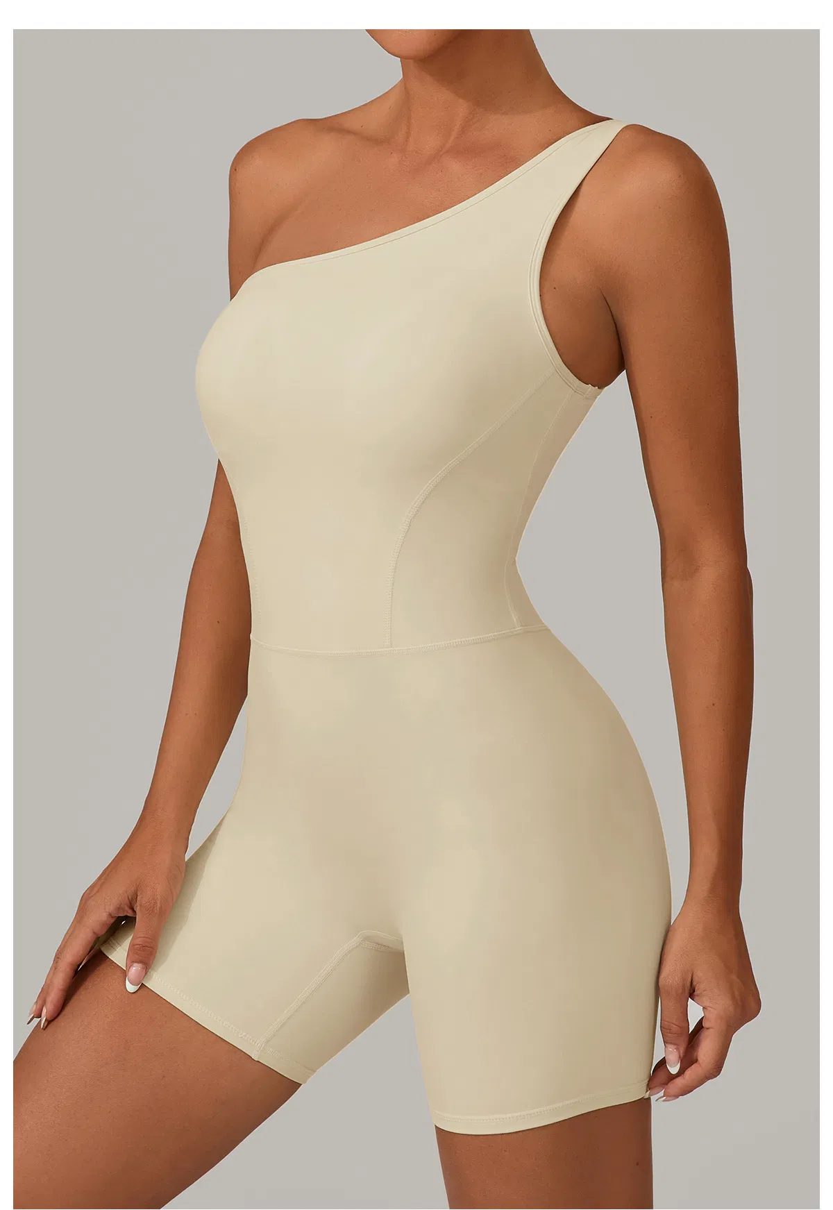 Wholesale Plus Size Fitness Jumpsuit Breathable Quick Drying Indoor Pilates Sports Short Jumpsuit Wear