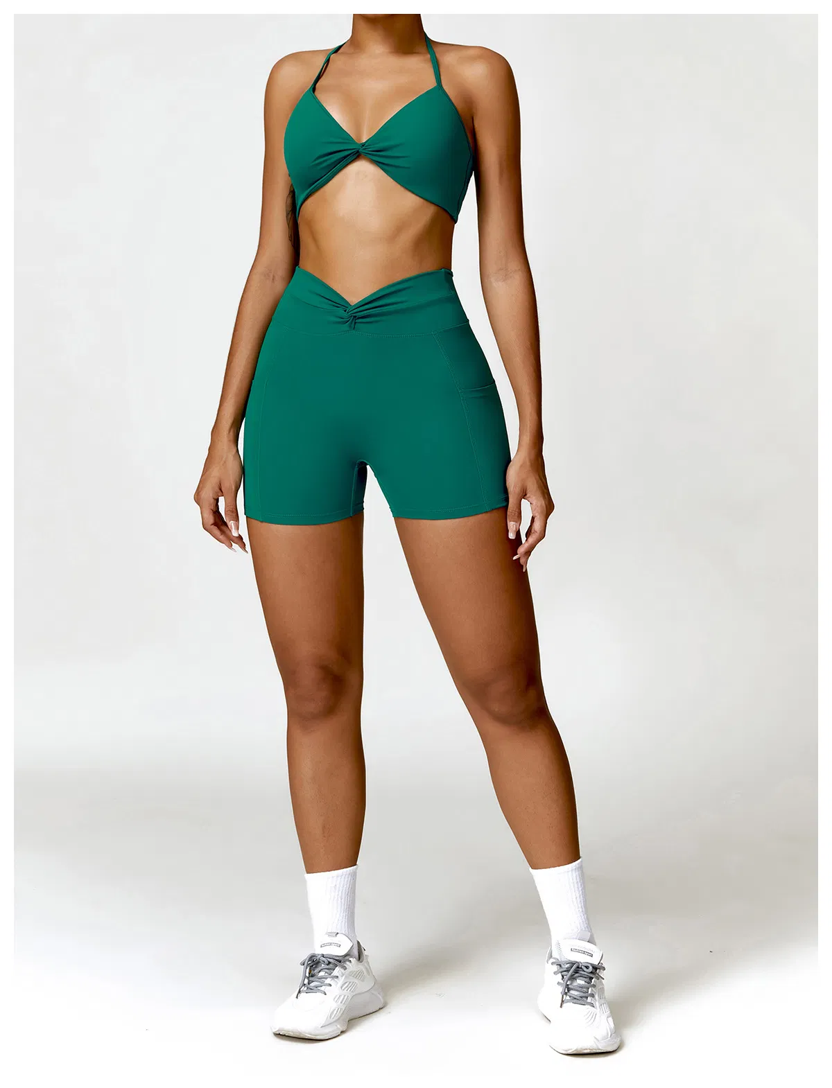 Women Clothing Gym Yoga Sportswear Crop Top Sports Bra Leggings Active Wear