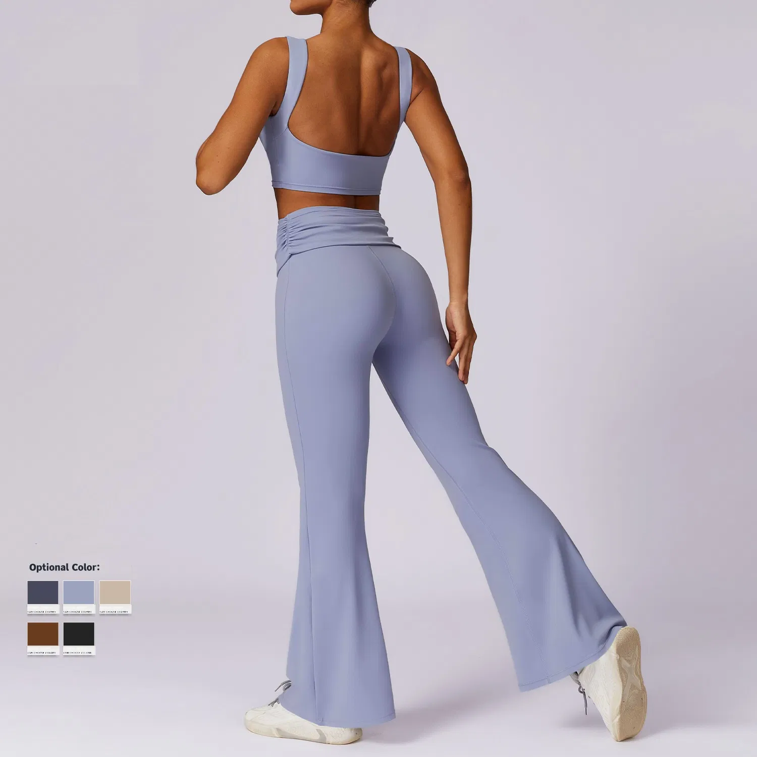 Tight Yoga Set Running Sports Gym Bra Legging Women′ S Breathable Fitness Suit