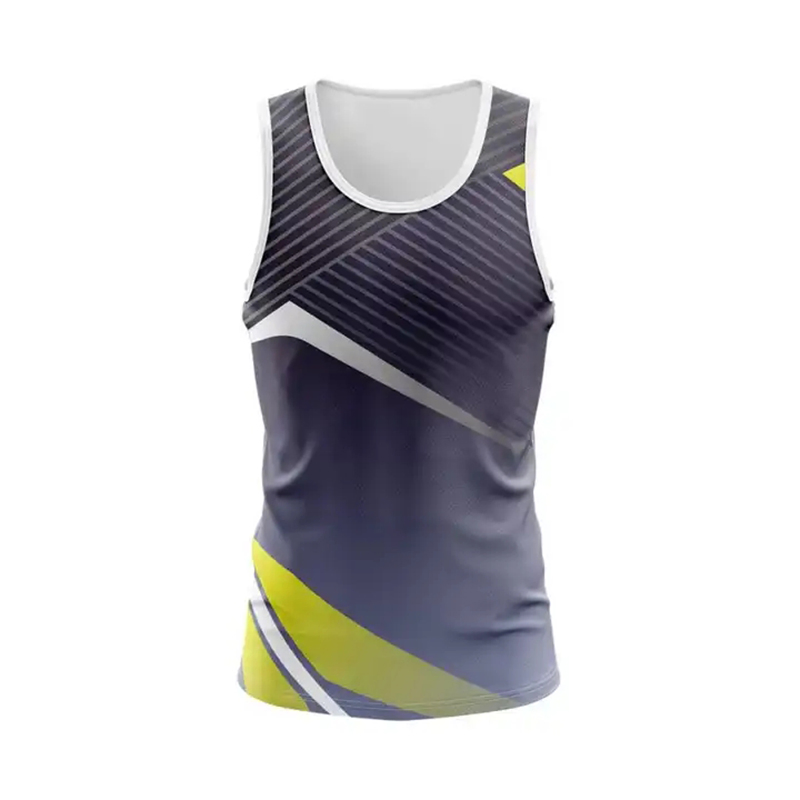 Running Gym Polyester Breathable Plus Size Unisex Tank Top