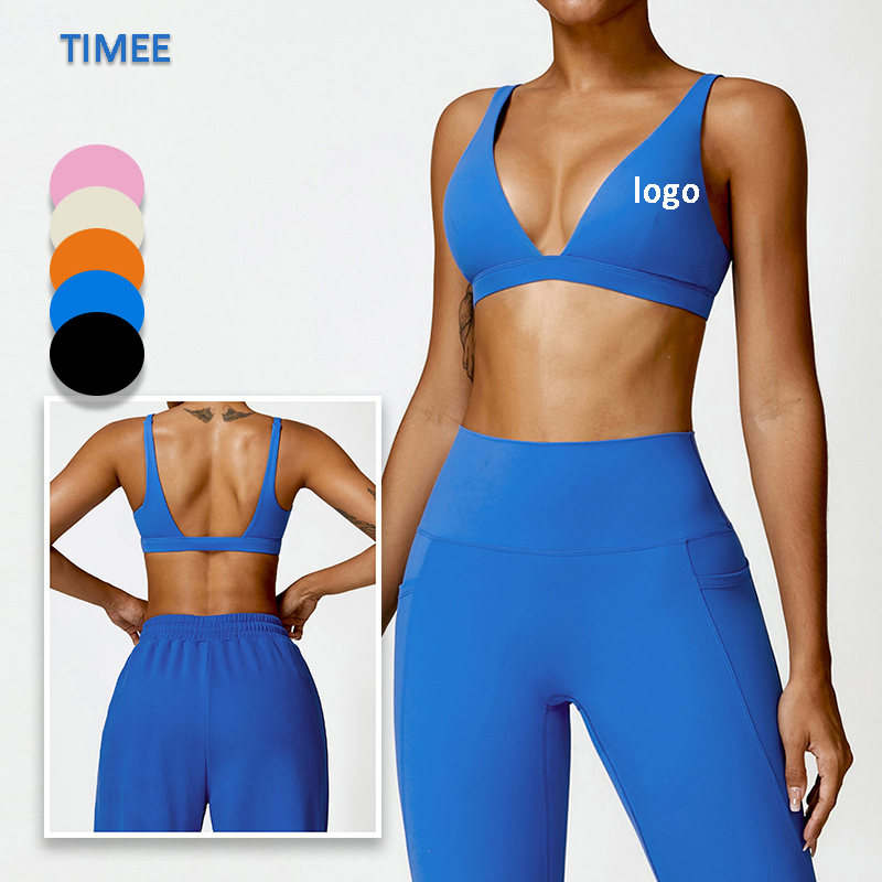 2023new Sexy Naked Yoga Quick-Drying Sports Bra Beauty Back Fitness Women