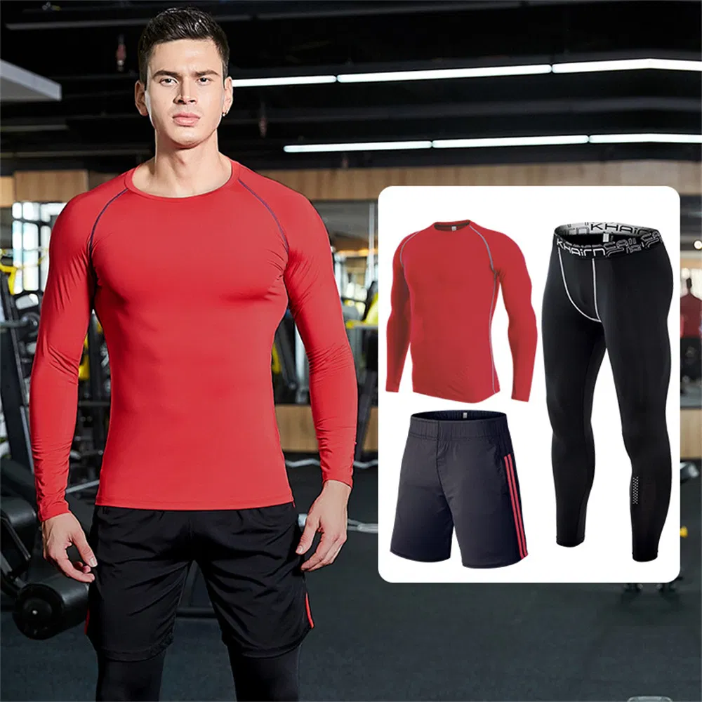 SJ-MT2018 Men Sports Gym Workout Running Jogging Shirt Sublimation Short Sleeve Rash Guard Camo Compression Wears