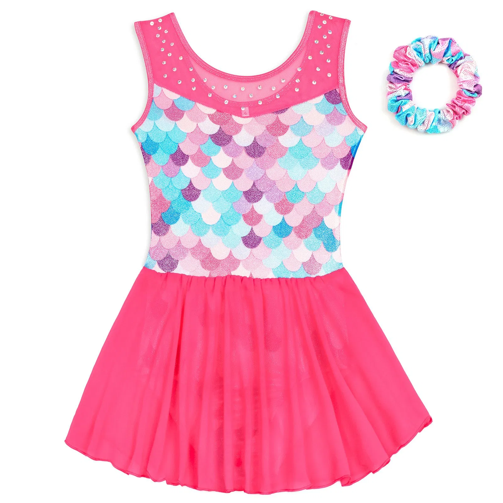 Gymnastic Girls Gymnastic Kids Chiffon Unicorn Practice Dance Bodysuit Dress Gym Wear