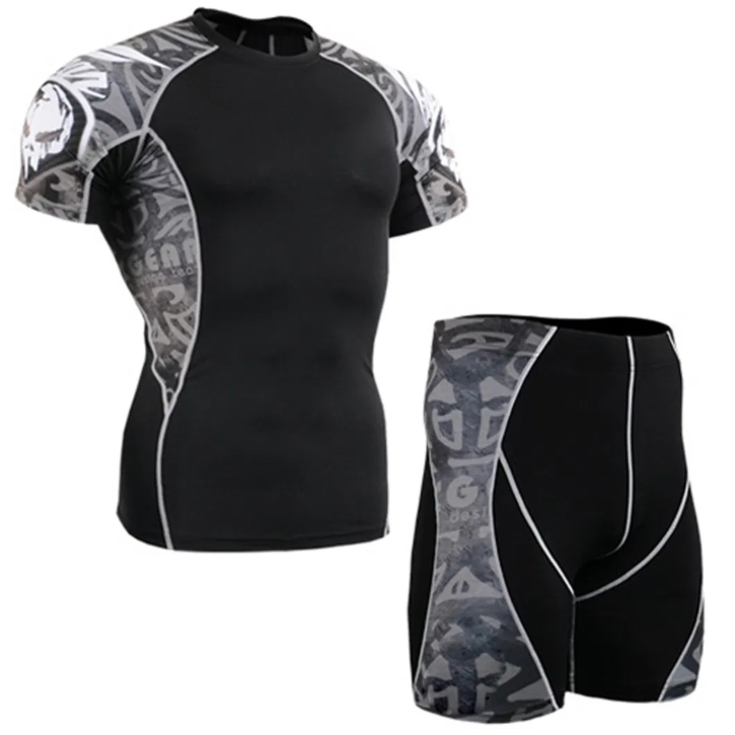 OEM Compression Shirts Design Running Wear Custom Sublimation MMA Rash Guard