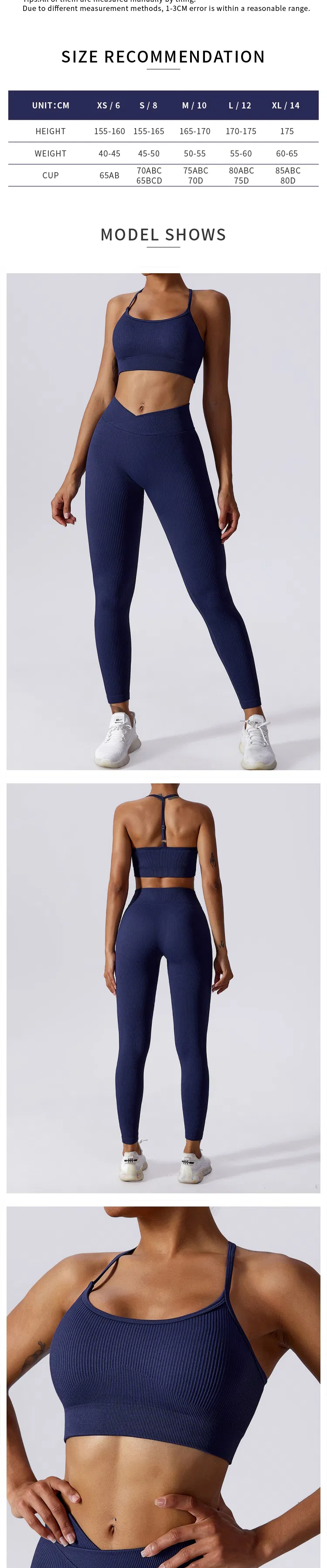 Yoga Sports Bra Fabric Detail