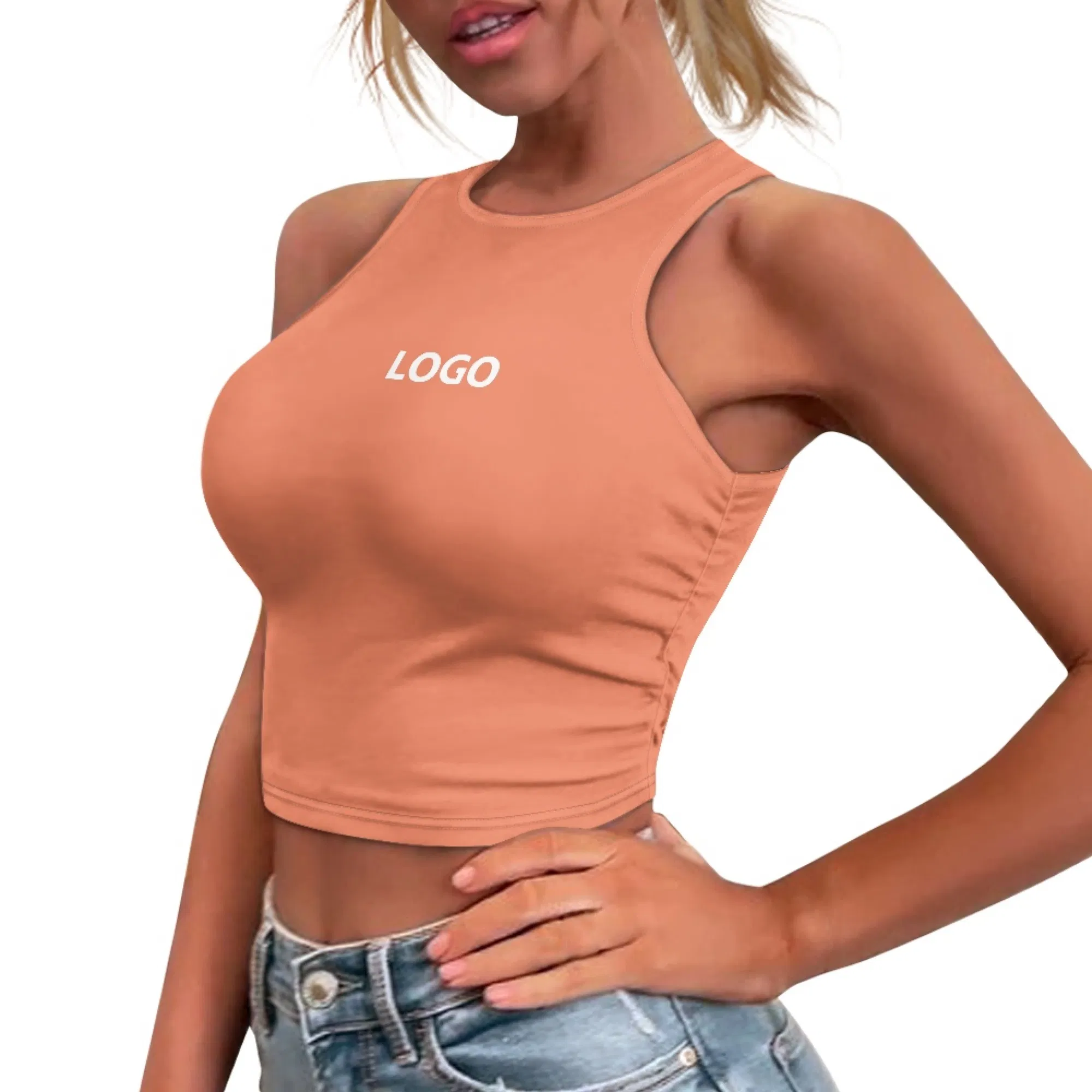 Wholesale Comfortable Casual Crop Top Customized Fitness Sportswear