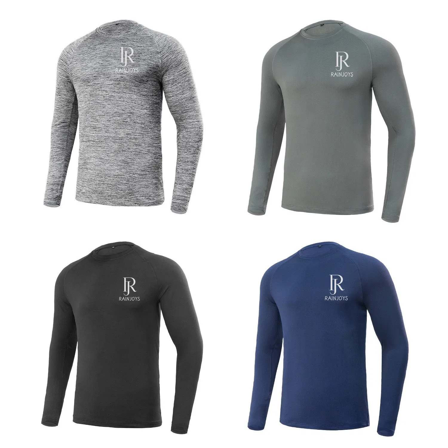 Wholesale Men Sports Gym Workout Running Jogging Shirt Rash Guard Compression Wears