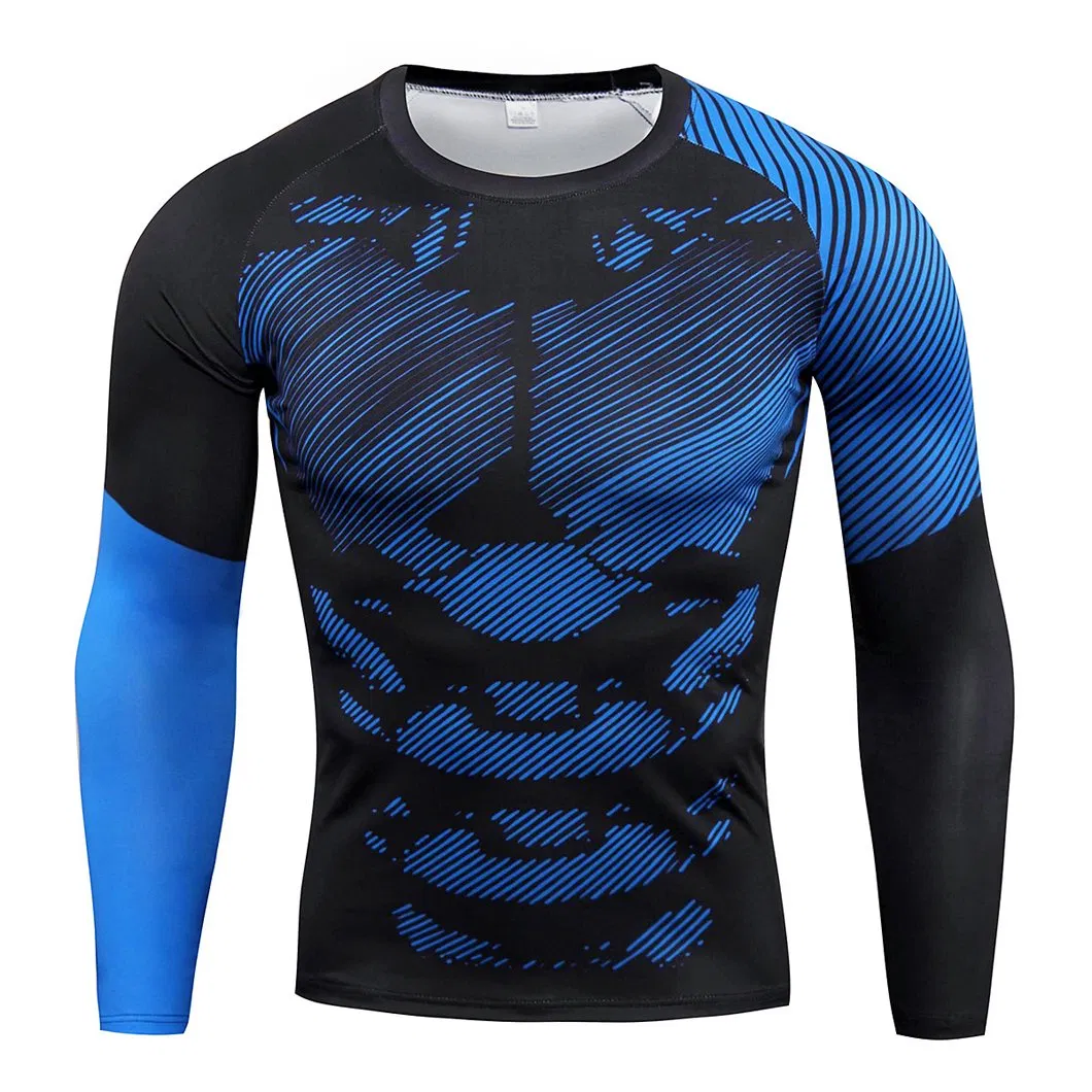 Sublimation Printing Sportswear Gym Yoga Wear Compression Shirts