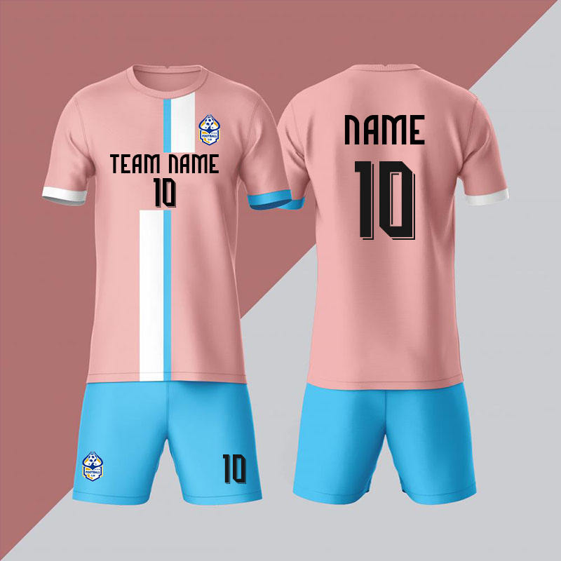 Custom Printing Football Team Wear Uniform Full Set Soccer Training Tracksuit Kits