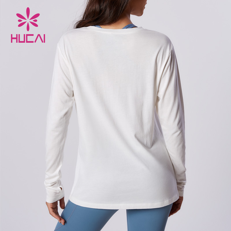 Hucai Private Label Modal Fabric Oversize T Shirts