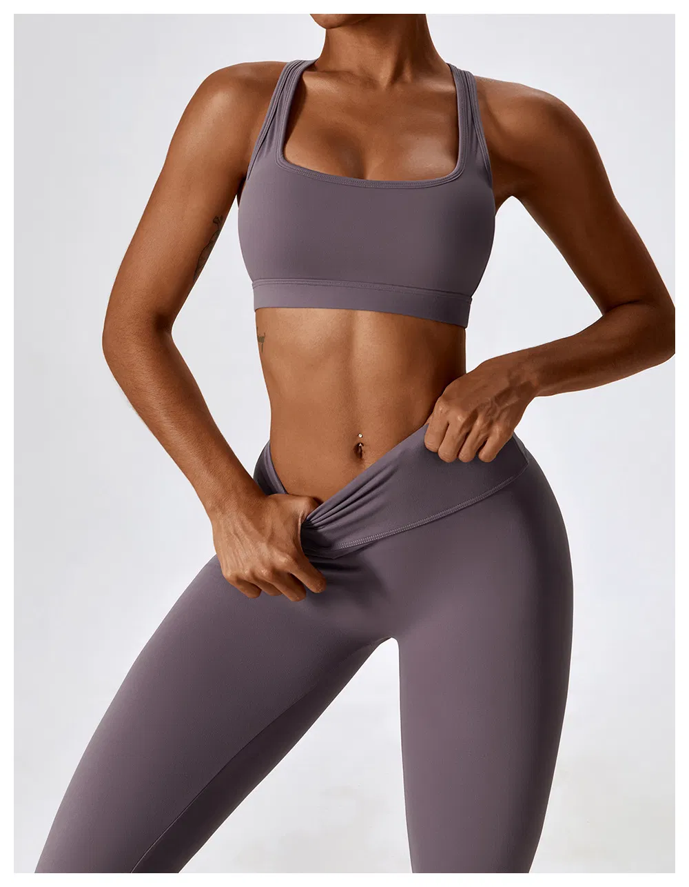 Women Running Sports Set Tight Yoga Coat Bra Top Leggings Fitness Wear