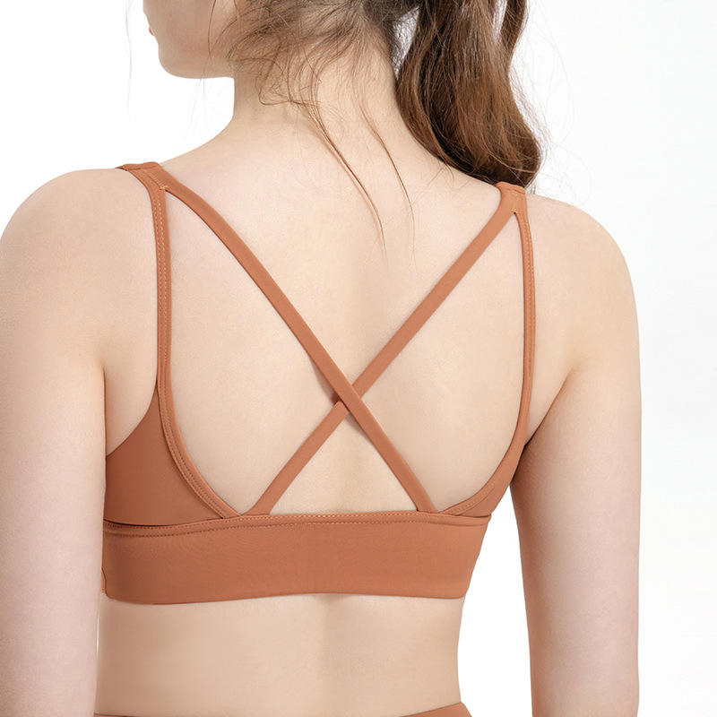 Wholesale ODM/OEM Sexy Ladies High Impact Seamless Fitness Active Wear No-Slip Zipper Sports Running Yoga Gym Underwear Women Bra