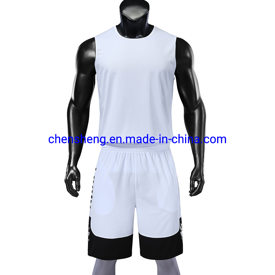 Factory Supply Custom New Design Breathable Basketball Jersey Wear for Team Training Sport