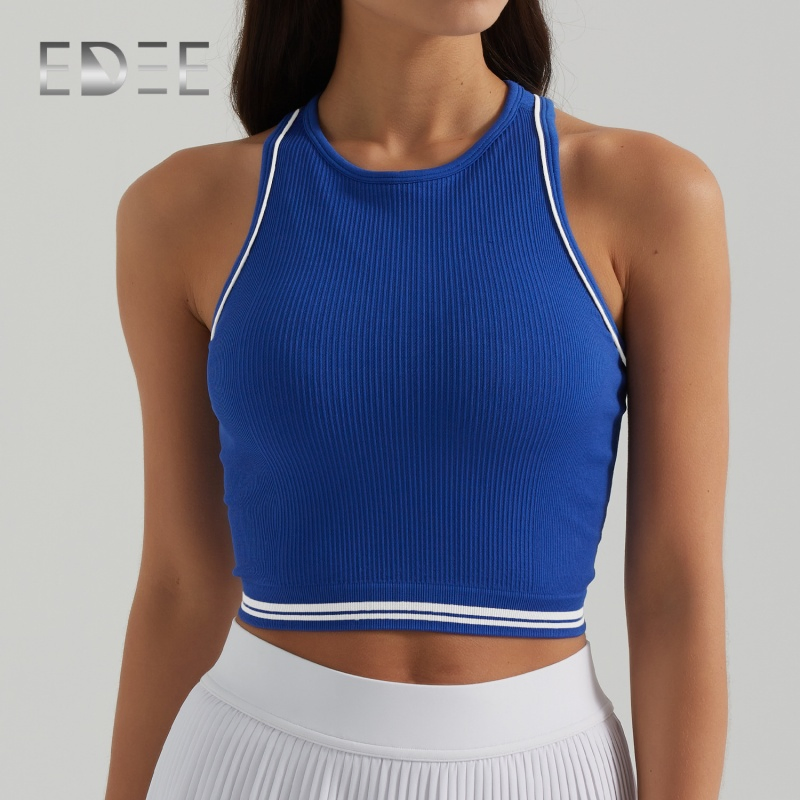 Custom Gym Wear Manufacturers Clothing Women Activewear Rib Cropped Tank Top