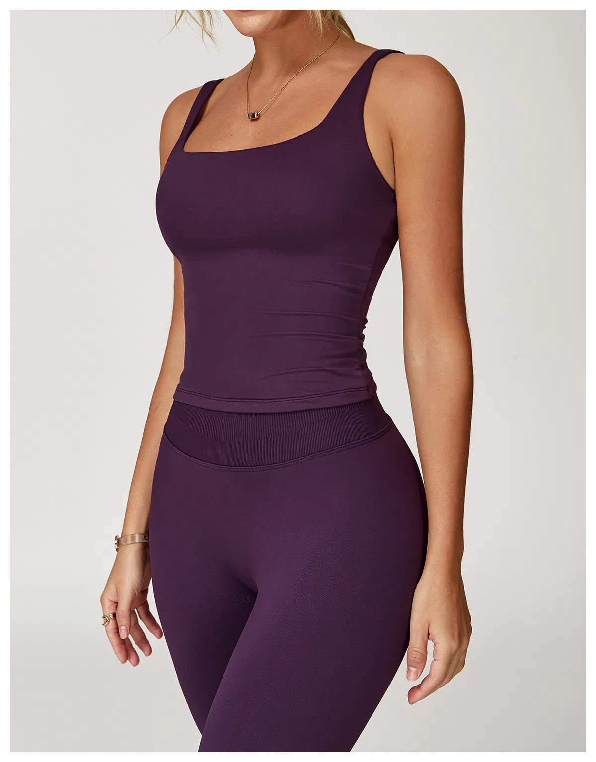 High Quality Women Yoga T Shirts High Quality Solid Training Wear Activewear Tank Top Fitness Yoga Active Top