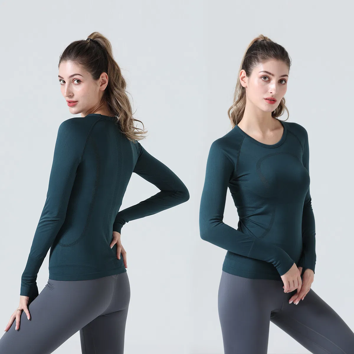 Women Gym Wear Womens Tee Compression Blouse Long Sleeve Slim Fit Soft Shirts Yoga T Shirt