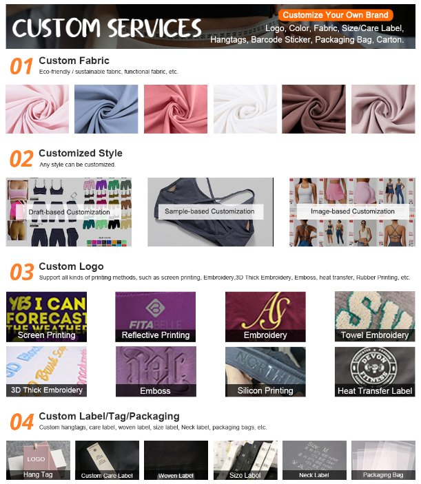 Custom High-End Bonded Fitness Workout Clothes Women Activewear Cross Back Yoga Sport Bra