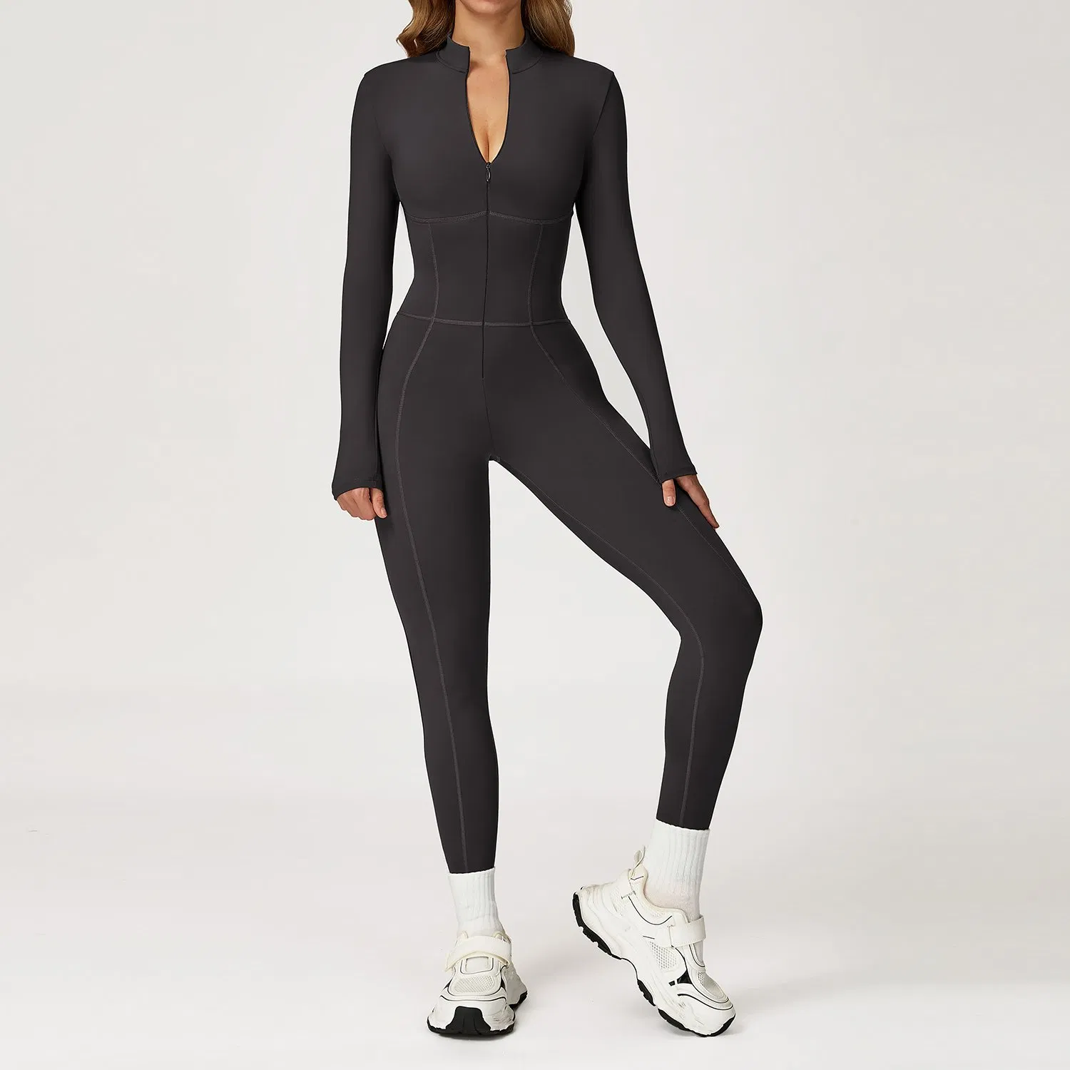 Women‘S Performance Wear: Compression Fit Yoga Jumpsuit, Enhanced Mobility Design, Quick-Dry Fabric for Serious Training and Flexible Movement