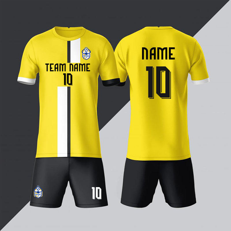 Custom Printing Football Team Wear Uniform Full Set Soccer Training Tracksuit Kits