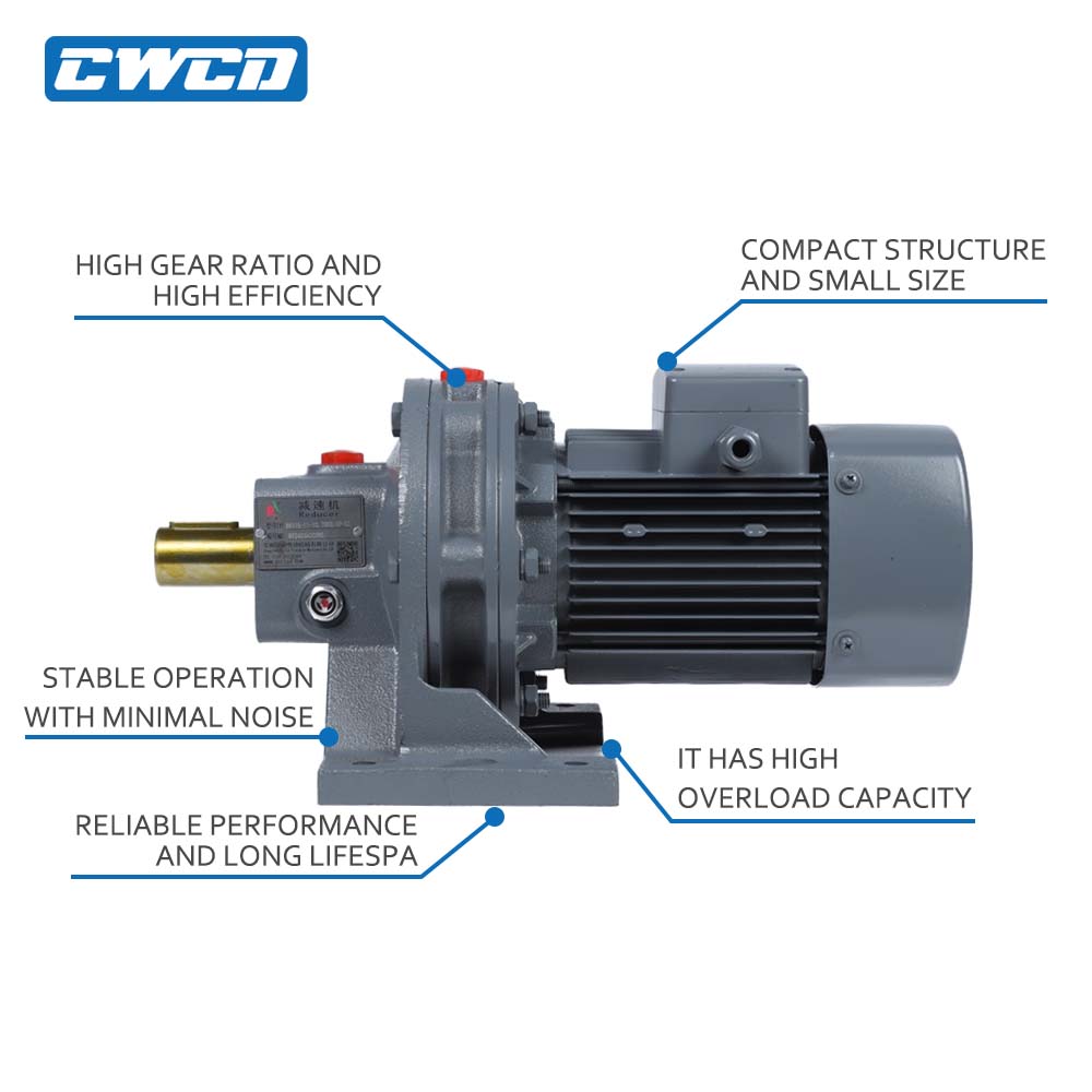 Gear Motor Planetary Gearbox Cycloidal Pin Wheel Reducer Gearbox Gear Motor For Concrete Mixer