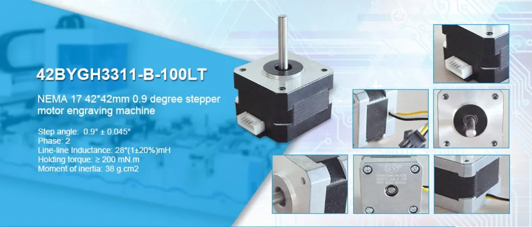 NEMA 17 Stepper Motor Drawing
