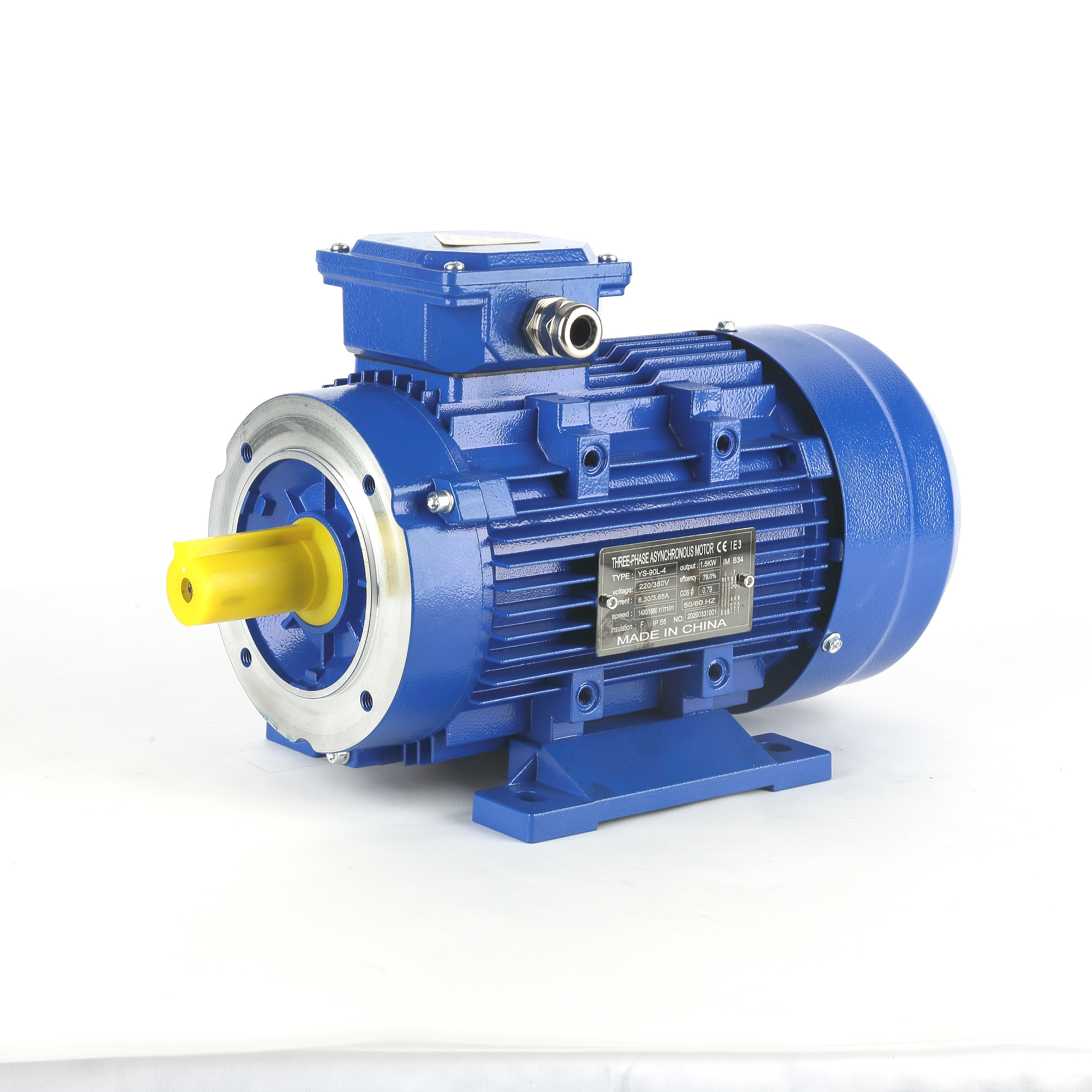 Industrial Grade Three Phase Asynchronous Motor Low Speed AC Motor 380V 50Hz Motor