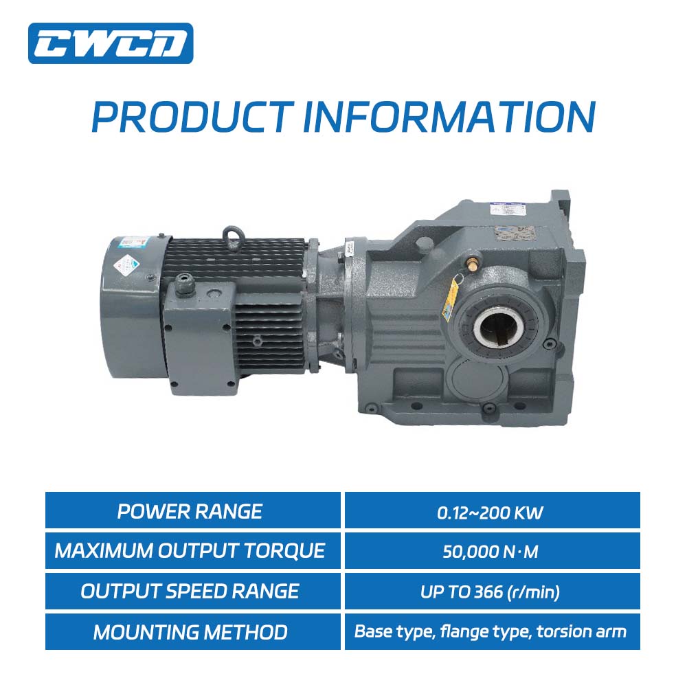 Superior Quality K Series K67 KF67 KA67 KAF67 Speed Reducer Helical AC Bevel Motor Gearbox